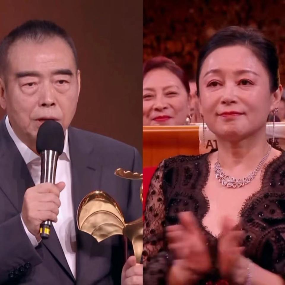 陳凱歌獲金雞獎感謝妻子陳紅